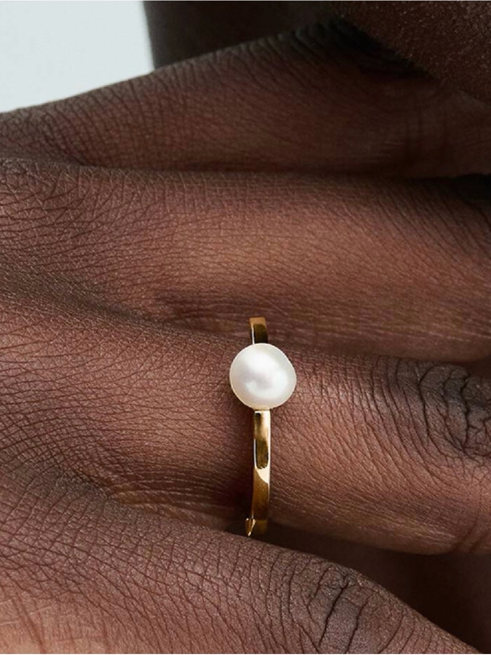Pandora Treated Freshwater Cultured Pearl Ring